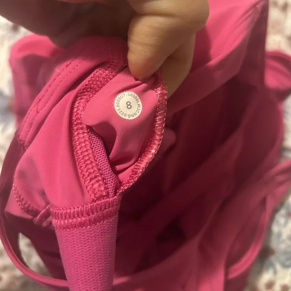 Women's Lululemon SONIC Pink Sports Bra - Picture 3 of 6